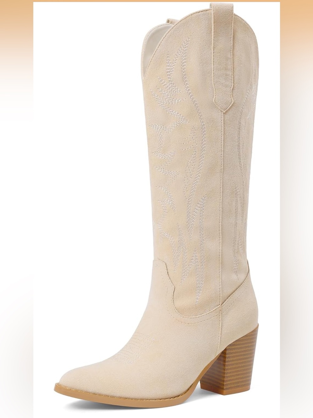 Western Suede Cowgirl Boots